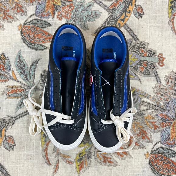 NEW VANS Style 36 VLT LX Princess Blue Black Sneakers US Women 9 Men 7.5 VAULTED - Picture 8 of 12